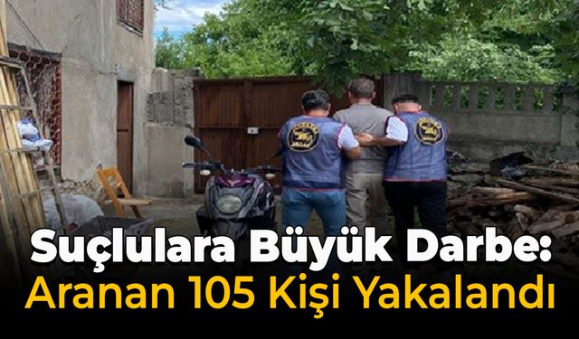 Karabük’te Aranan 105 Kişi Yakalandı