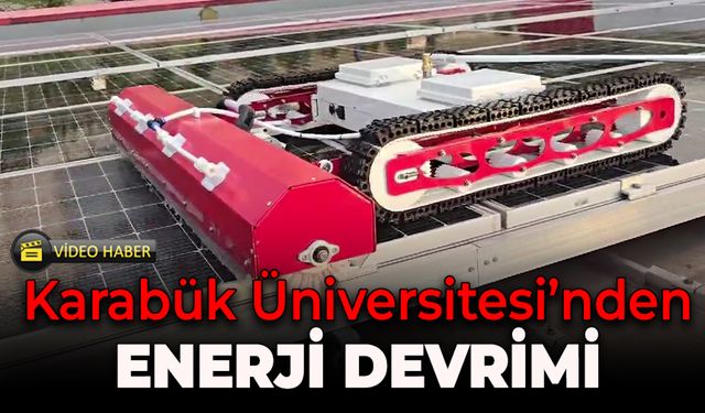 Karabük Üniversitesi’nden Yerli Panel Temizleme Robotu