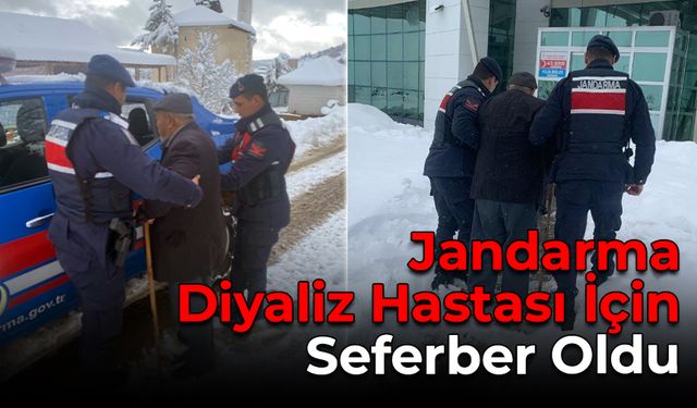 Diyaliz Hastasının Yardımına Jandarma Yetişti