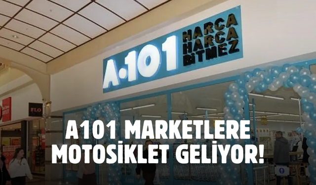 A101 marketlere yarın motosiklet geliyor! Bu fiyata kaçıranlar çok üzülecek