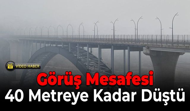 Yoğun Sis Etkisi: Görüş Mesafesi 40 Metreye Kadar Düştü