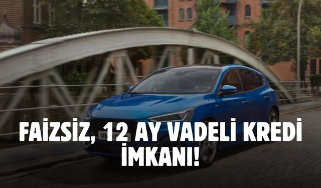 12 ay vadeli, faizsiz 500 bin TL'ye kadar kredi verilecek! Araç sahibi olmak isteyenlerin dikkatine Ford duyurdu