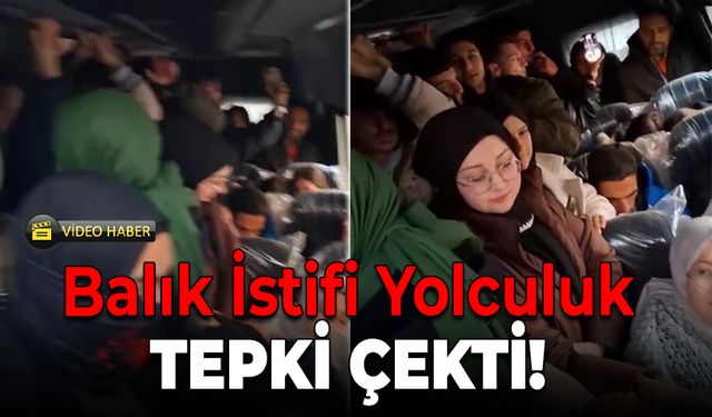 Eflani’de Balık İstifi Yolculuk Tepki Çekti!