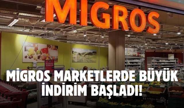 Migros marketlerde dev indirim 3 gün sürecek! Zeytinyağı alacaklara müjde fiyat düştü