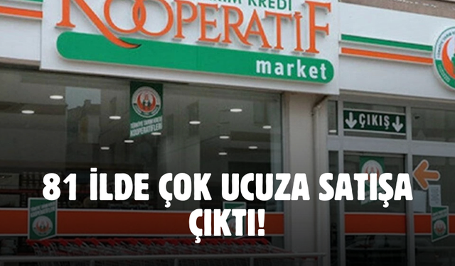 81 ilde çok ucuza satışa çıktı! Tarım Kredi marketlerde çılgın indirim