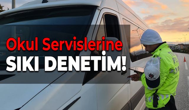 Karabük'te Okul Servislerine Sıkı Denetim