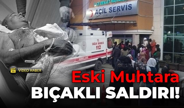 Safranbolu'da Bıçaklı Kavga: Eski Muhtar Yaralandı