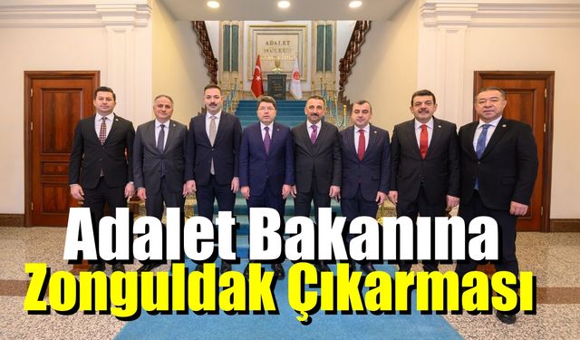 Adalet Bakanı, Zonguldak Valisi ve Ak Partilileri Ağırladı