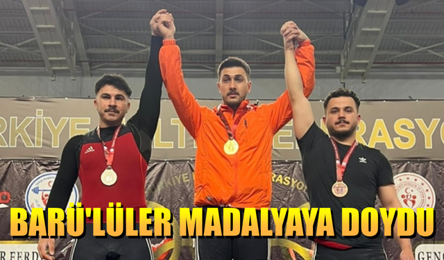 BARÜ’lü Sporculardan Halter ve Kick Boksta 9 Madalya