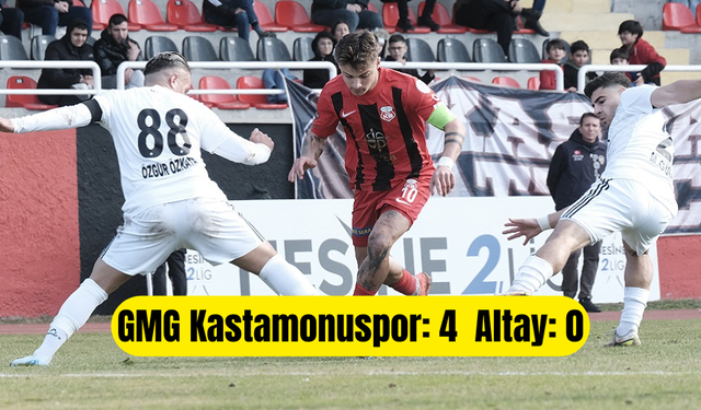 GMG Kastamonuspor: 4 - Altay: 0