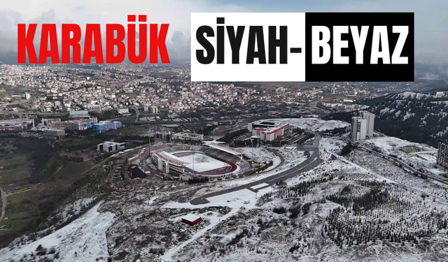 Kar Yağışı Sonrası Dronla Görüntülendi