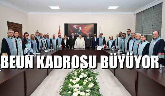BEUN'a Profesör ve Doçent Atamaları Yapıldı
