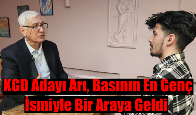 KGD Başkan Adayı Arı, Basının Genç İsmiyle Buluştu