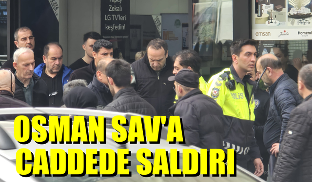 Gazeteci Osman Sav'a Caddede Saldırı!