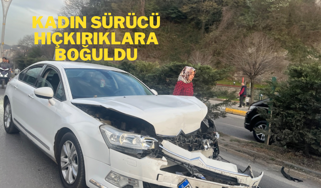 Milli Egemenlik Caddesinde Trafik Kazası