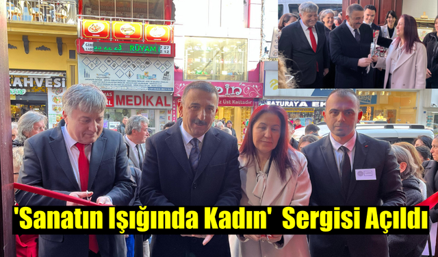 'Sanatın Işığında Kadın' Konulu Resim Sergisi Açıldı