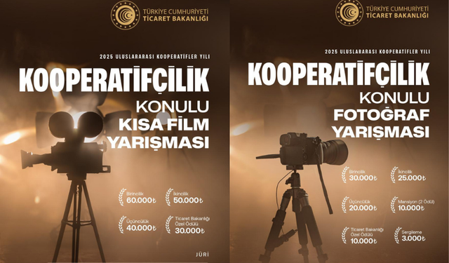 Kooperatifçilik Konulu Fotoğraf ve Kısa Film Yarışması düzenlenecek