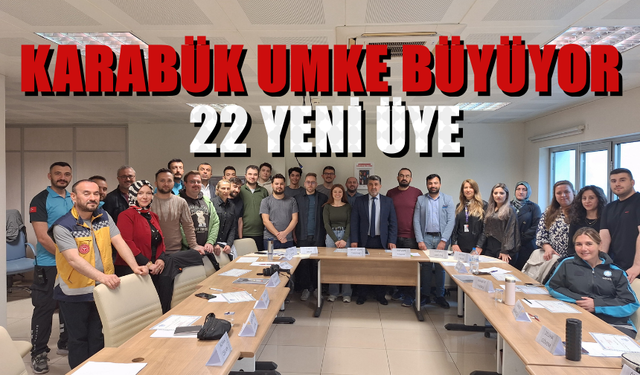 KARABÜK UMKE'ye 22 gönüllü daha katıldı