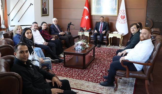 KGD Başkan ve Yönetiminden Vali Hacıbektaşoğlu'na ziyaret