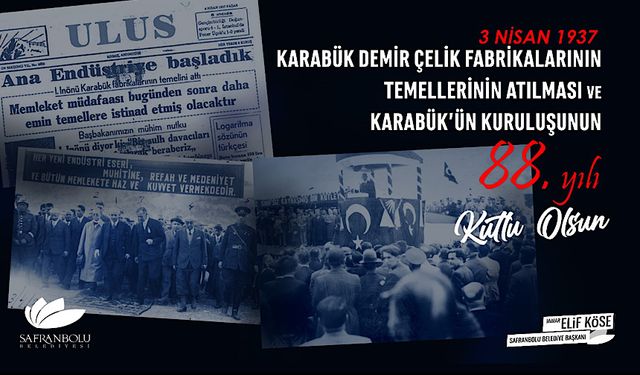 Safranbolu Belediye Başkanı Elif Köse’den 3 Nisan Mesajı