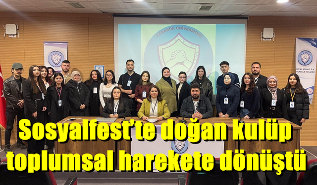 Sosyalfest’te doğan kulüp toplumsal harekete dönüştü