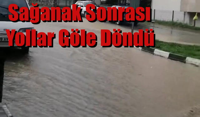 Karabük'te Sağanak Sonrası Su Baskını