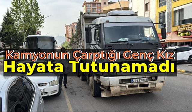 Kamyon Çarpan Afgan Hayatını Kaybetti