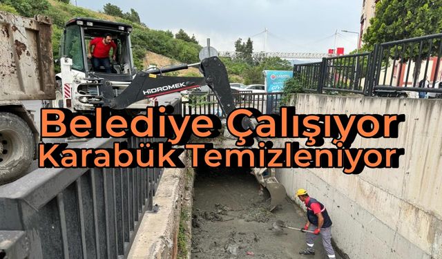 Karabük Belediyesi Dereleri Islah Etmeye Devam Ediyor