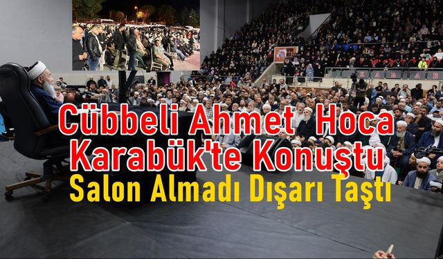 Cübbeli Ahmet Hoca Karabük'te Konuştu