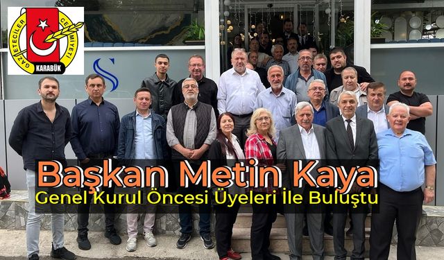 Karabük Gazeteciler Cemiyeti Başkan ve Üyeleri Kahvaltıda Buluştu