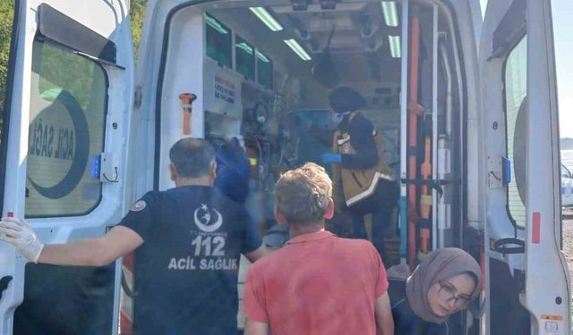 Yürüyüş yaparekn uçurumdan düşen kadın yaralandı