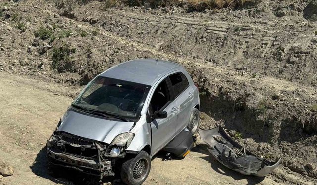 Kastamonu’da otomobil, şarampole düştü: 1 yaralı