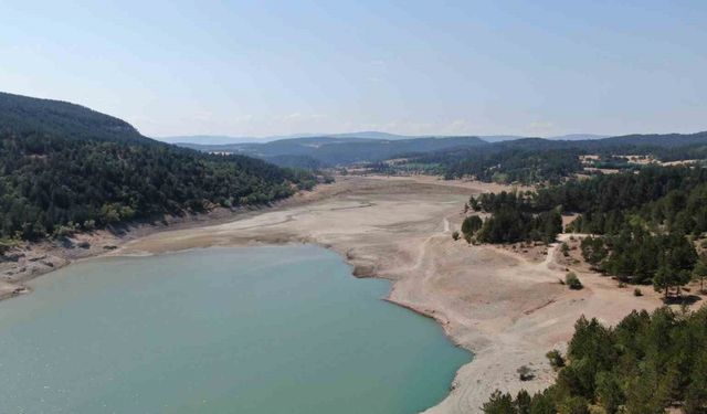 Kastamonu Karaçomak Barajı Kuraklık Nedeniyle Alarm Veriyor