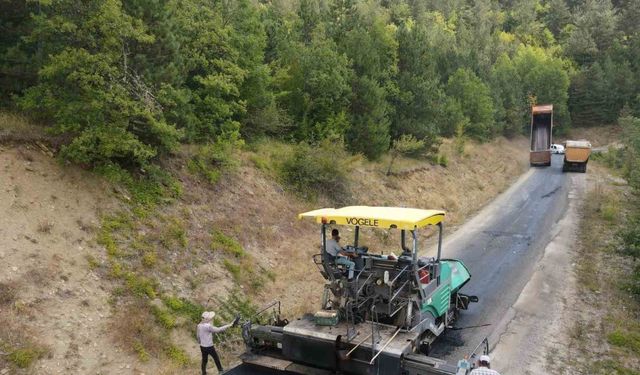 Kastamonu İl Özel İdaresi, 40 Derecede Asfalt Seriyor