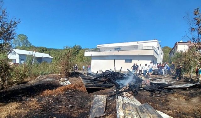 Zonguldak'ta Kömürlükte yangın çıktı