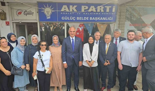 Kültür ve Turizm Bakanı Ersoy, Gülüç’te temaslarda bulundu