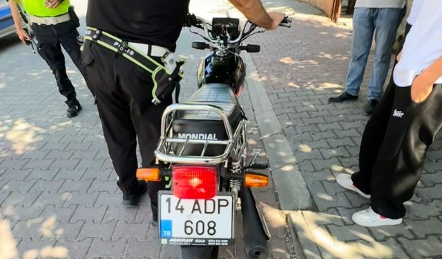 Trafik magandalarını polis tek tek tespit etti