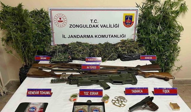 Çaycuma’da Yasa Dışı Madde Operasyonu