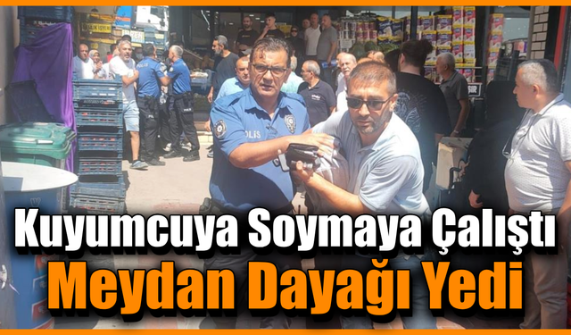 Karabük’te kuyumcu soygunu girişimi paniğe neden oldu
