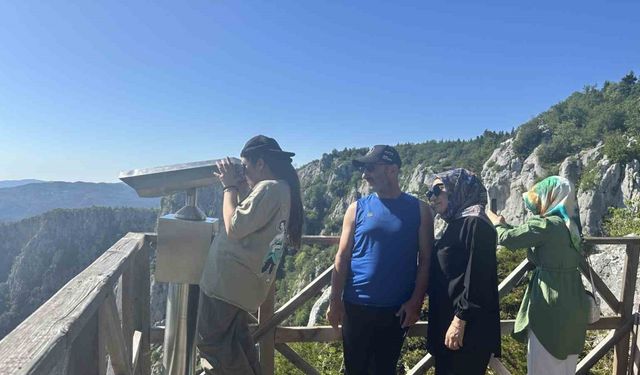 450 metrede adrenalin ve görsel şölen bir arada