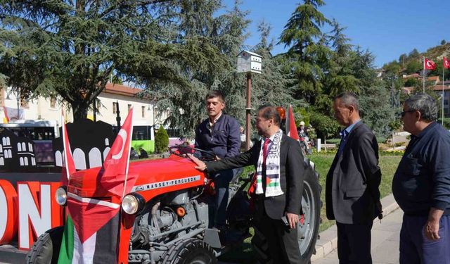 Kastamonulu çiftçi traktörünü satıp Filistin'e bağışlayacak
