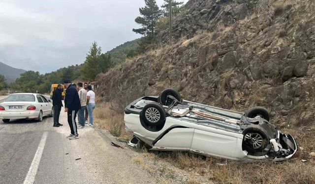 Nişanlısını görmeye giderken ölümden döndü