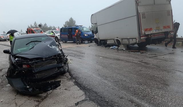 Bolu’da Yağmur Kazaya Neden Oldu: 1 Kişi Yaralandı
