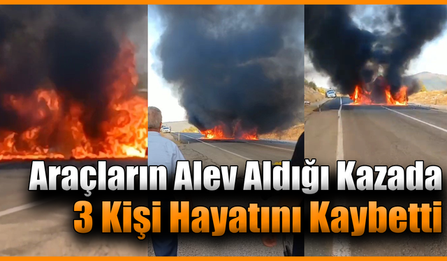 Araçlar alev topuna döndü: 2’si çocuk 5 kişi yaralandı