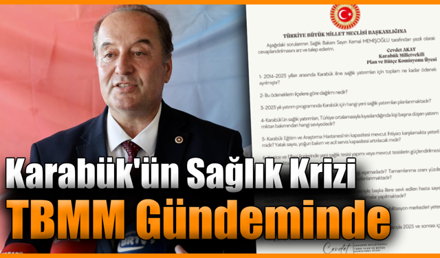 Akay: "Karabük halkı ikinci bir yanlış projeyi kaldıramaz"