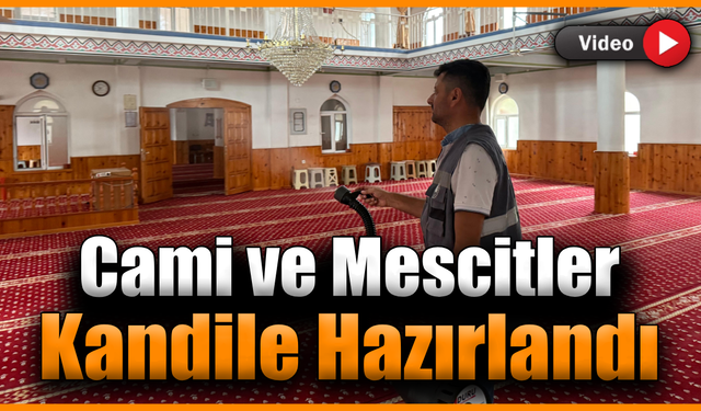 Kandil öncesi Karabük’te camilerde gül suyu uygulaması
