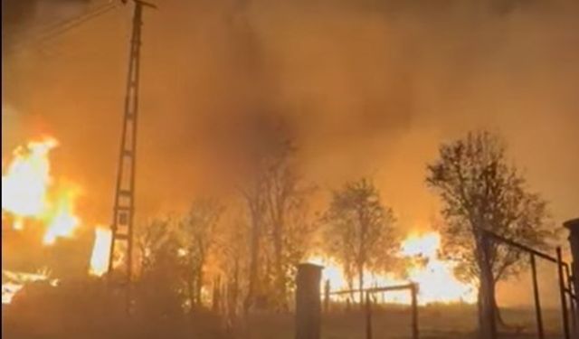 Alevlere teslim olan 6 ev ve ahır kullanılmaz hale geldi