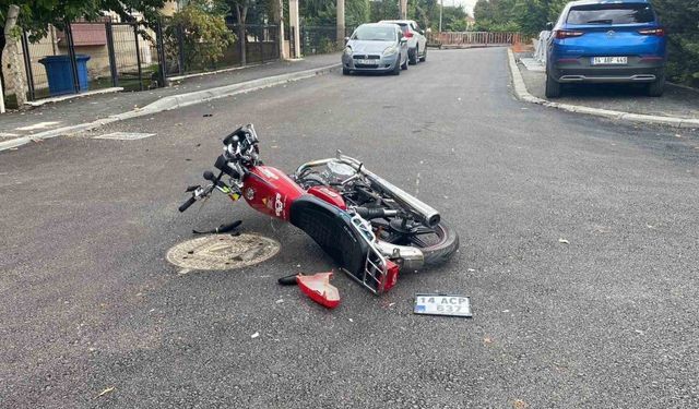 Bolu’da motosiklet ile otomobil çarpıştı: 1 yaralı