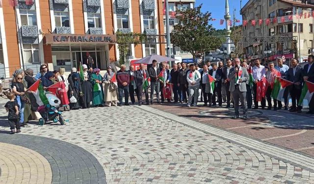 Devrek’ten Filistin’e destek, "Gazze bizim vicdanımızdır"