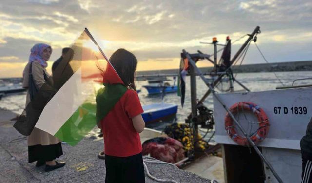 Sumud Filosu’na Müdahale Zonguldak’tan Protesto Edildi